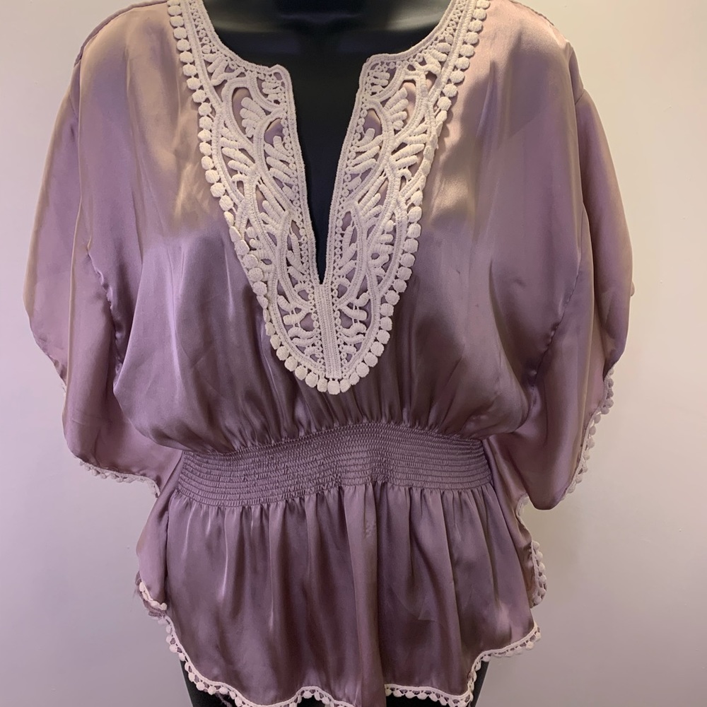 Pink Silk Blouse